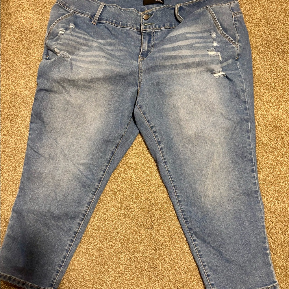 1822 crop skinny jeans 20w